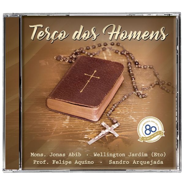 CD MP3 Terço dos Homens - Mons. Jonas Abib, Sandro Arquejada, Wellington S. Jardim, Prof. Felipe A.