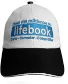 Boné Lifebook (Branco e Preto)