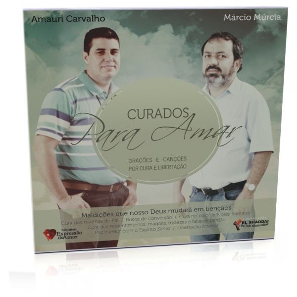 CD Curados Para Amar - Márcio Múrcia e Amauri Carvalho