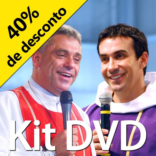 Kit DVD Pe. Léo e Pe. Fábio de Melo - Sustentados pela Fé