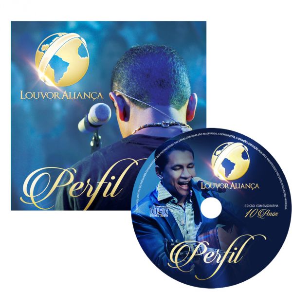 CD PROMOCIONAL Louvor Aliança - Perfil - Edição Comemorativa 10 Anos